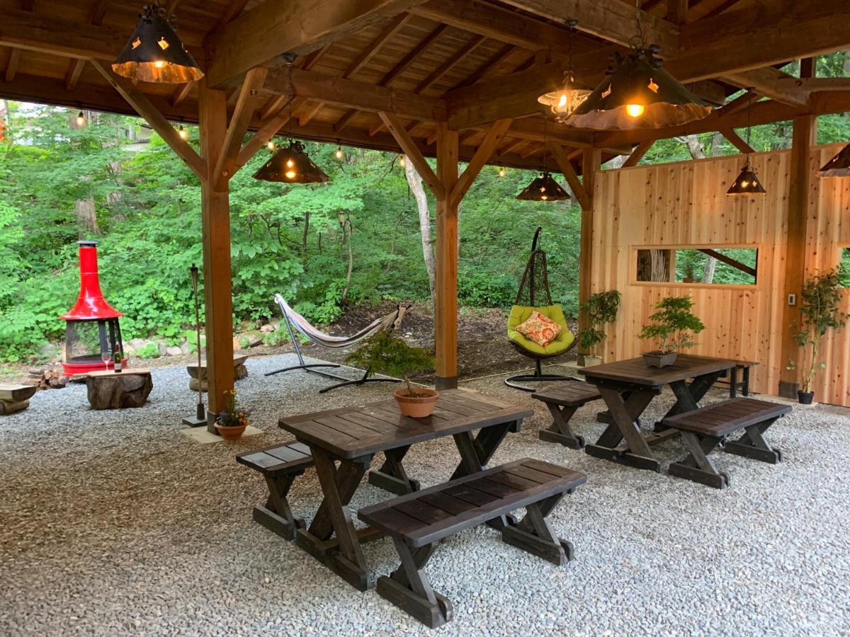 Kizuna Lodge & Bbq Centre Hakuba Eksteriør bilde