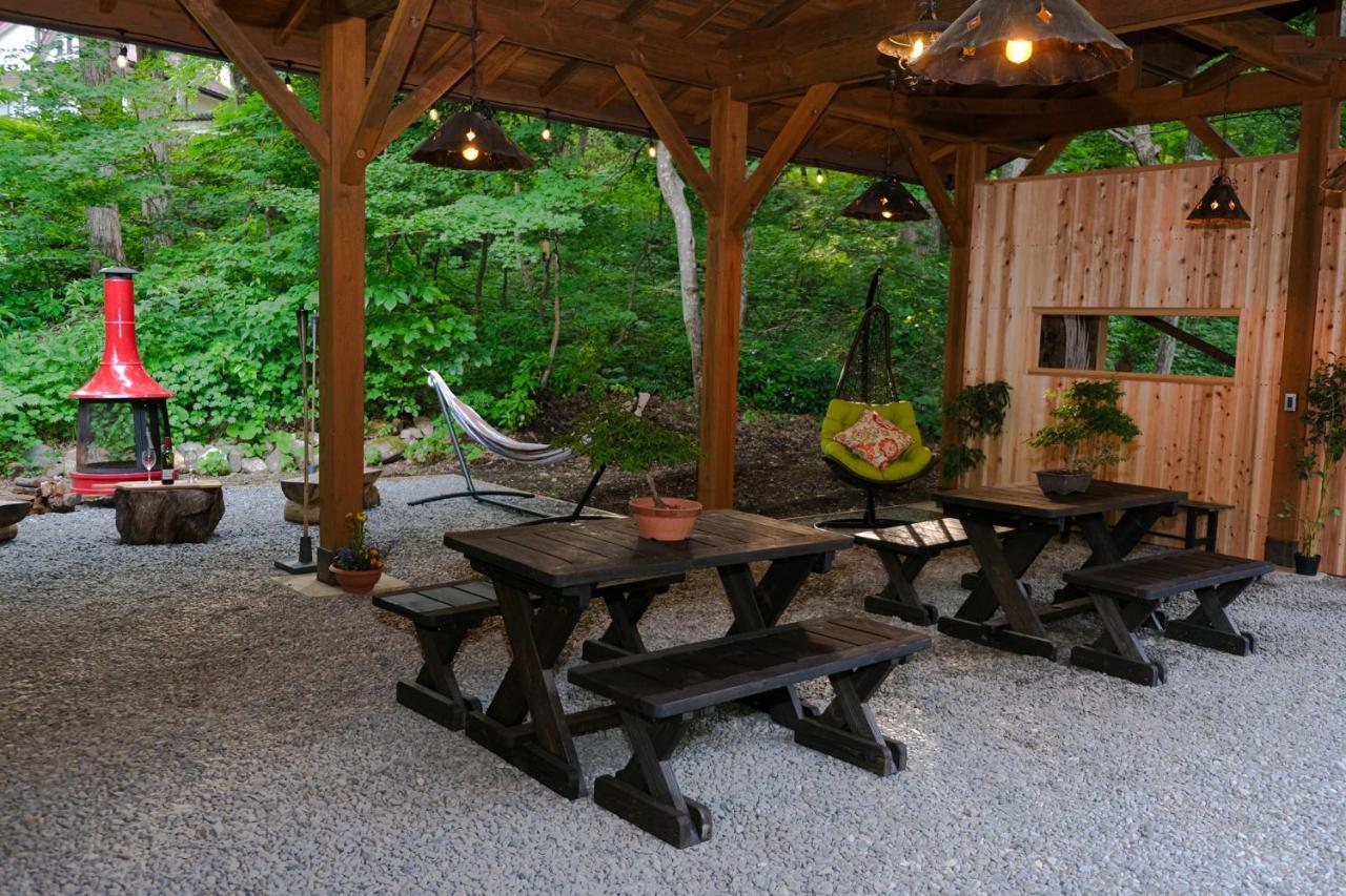 Kizuna Lodge & Bbq Centre Hakuba Eksteriør bilde